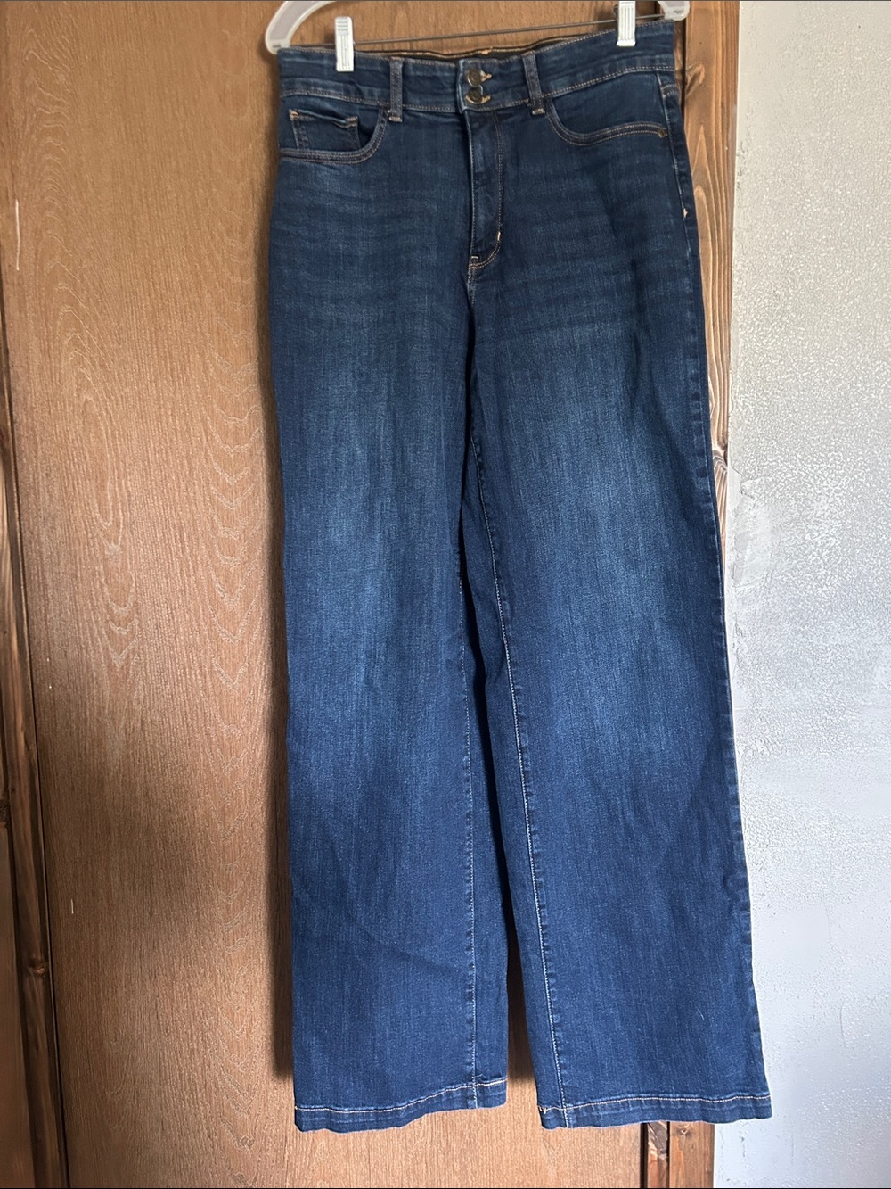 St. John's Bay Dark Indigo Wide Leg Jeans